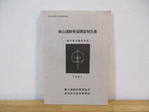 034 ◆ 嶽山遺跡発掘調査報告書　富田林市龍泉所在　富田林市教育委員会　1981年_画像1
