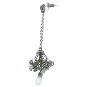 Justin Davis Justin Davis SEJ015 CHANDELIER CLEAR люстра прозрачный Drop серьги одна сторона уголок для оттенок серебра [ б/у ]