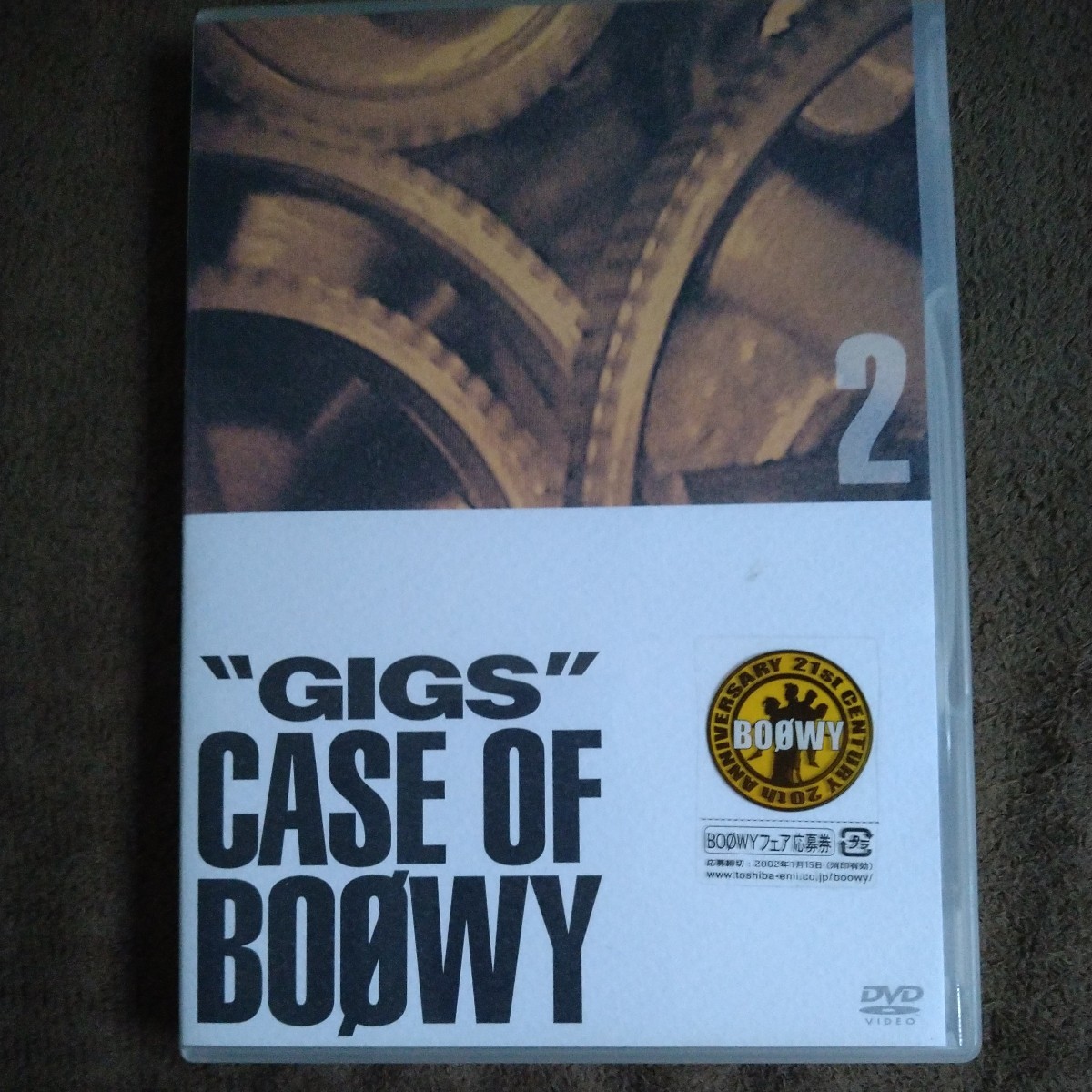 BOOWY DVD 6点セット VIDEO 1224 CASE OF BOOWY-