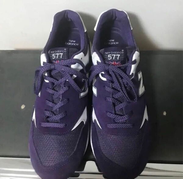 美品 New Balance UK製 M577SFP 29cm スニーカー パープル　