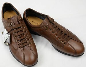 * обычная цена 30800 иен madrasma гонг s мужской кожа спортивные туфли ( чай,27.0,M5005G,GORE-TEX, сделано в Японии ) новый товар 