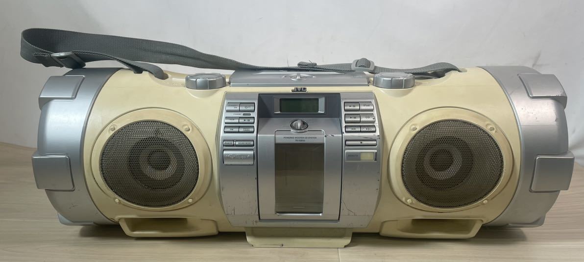 ジャンク】JVC iPod スピーカー POWERED WOOFER CD SYSTEM RV-NB50