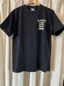 Langlitz Leathers ラングリッツレザー Tシャツ M 黒色 USA製