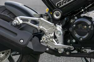 OVER GROM グロム 21-22 オーヴァーレーシング オーバー バックステップ 4ポジション シルバー 定価73700円 51-223-41 (A50723-17)