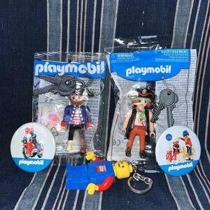 廃番 90s playmobil 初期 海賊 key holder 90年代 プレイモービル キーホルダー バッチ