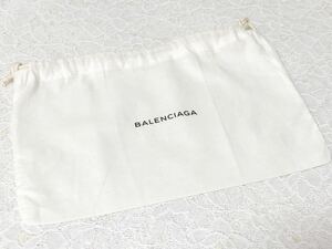 バレンシアガ「BALENCIAGA」 長財布保存袋 現行 （2630）正規品 付属品 内袋 布袋 巾着袋 26×17cm 大型長財布用 ラウンド長財布用