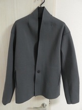 ATTACHMENT アタッチメント PEニット ショールカラージャケット PE KNIT SHAWL COLLAR JACKET サイズ 3 グレイ AK21-040_画像2