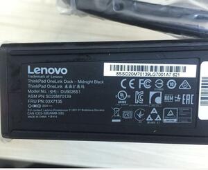 新品 lenovo thinkpad OneLink デスクトップ拡張ドック FRU :03X7135 DU9026S1