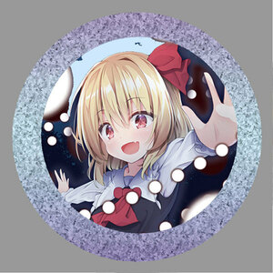 東方project「ルーミア8-2」ビッグ缶バッジ　-ぱいそんきっど-