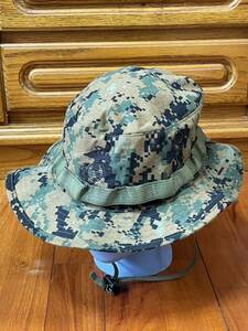 米軍放出品　中古美品　ＵＳＭＣ　ＭＡＲＰＡＴ　ＷＯＯＤＬＡＮＤ　ブーニーハット Ｌ