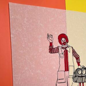 1980年代製 McDonald's マクドナルド ロナルドマクドナルド フライガイ アイロン転写紙（使用不明） 紙物 アメリカンキャラクター ドナルドの画像4