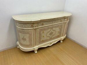 ★【美品】Saltarelli Versailles サルタレッリモビリ ヴェルサイユ プリンセススタイルサイドボード イタリー ロココ調 猫脚 名古屋市