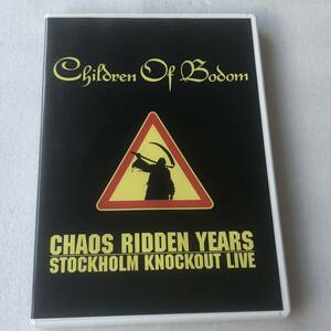 中古DVD Children Of Bodom/Chaos Ridden Years: Stockholm Knockout Live (2006年) フィンランド産HR/HM,メロデス系