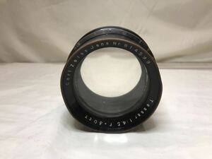 C60 レアレトロ希少　Carl Zeiss カールツァイス Jena Tessar 1:4.5 f=30cm 大判レンズ レトロ Nr.814599 7a/9a/11c/1b/3b