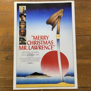 UK版ポスター『戦場のメリークリスマス』（Merry Christmas, Mr. Lawrence）★坂本龍一/YMO/デヴィッド・ボウイ/ビートたけし/大島渚