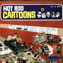 ポスター★1966年 Hot Rod Cartoons #11★ビンテージ/リトルレッドワゴン/Dodge A-100/ファニーカー/オールズモビル・トロネード_画像3