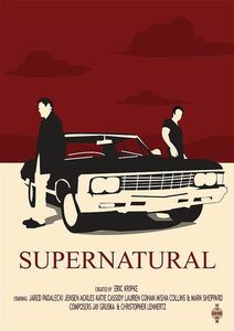 ポスター『スーパーナチュラル』 1967 シボレー・インパラ #1★A3★Supernatural/Impala/ウィンチェスター兄弟