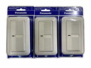 パナソニック(Panasonic)コスモワイド埋込スイッチC(3路) 3個セット WTP50521WP 【純正パッケージ品】