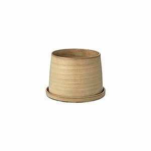 KINTO ( gold to-) plan to pot 192_ 100mm beige plant pot 29217