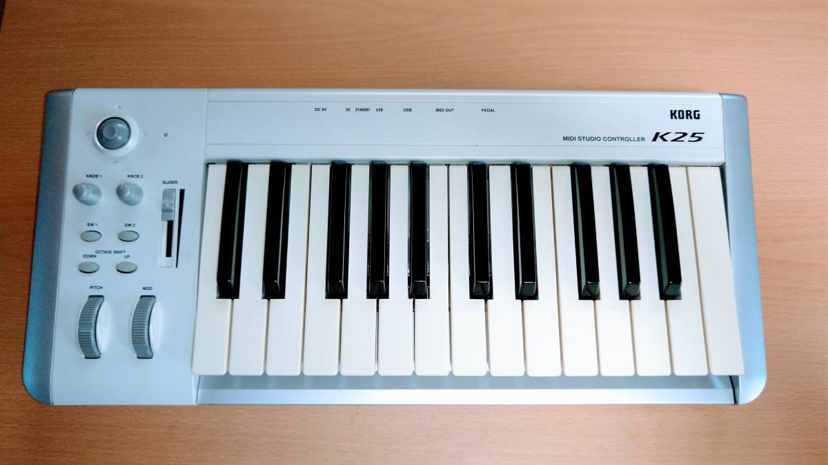 中古】KORG コルグ K Series K25 MIDI KEYBOARD MIDI キーボード 25鍵