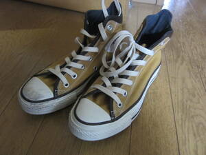 CONVERSE ALLSTAR HI 23.5cm コンバース オールスター スニーカー シューズ 靴 レディース カラシ色系 く1723