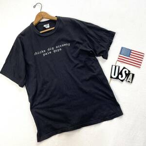 【状態良好・ブラック】90ｓビンテージプリントＴシャツＵＳＡ製アメリカ米国90年代ヴィンテージＶＩＮＴＡＧＥ黒半袖Tシャツ