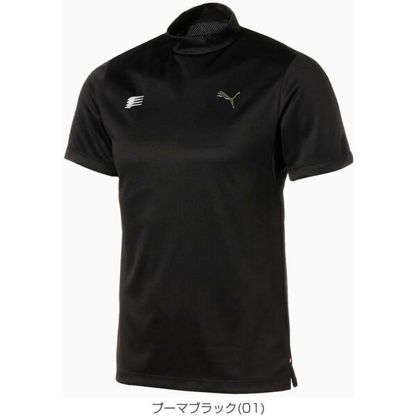 送料無料◆新品◆PUMA GOLF スイングカット モックネック 半袖シャツ◆(L)◆930183-01◆プーマ ゴルフ