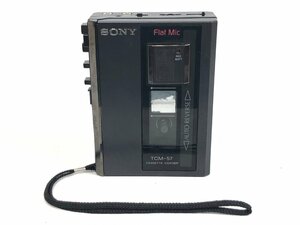 SONY ソニー TCM-57 ポータブル カセットレコーダー レトロ 当時物 F7-55