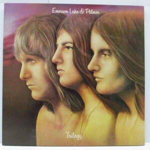 EMERSON, LAKE & PALMER-Trilogy (UK '73 再発 LP+GS/K 43504)