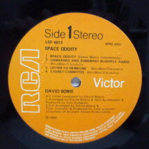 DAVID BOWIE-Space Oddity (UK '72 初回再発オレンジラベ LP+インナー/ポスター欠)_画像3