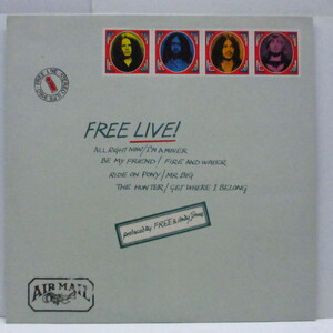 FREE-Free Live (UK '75 再発 LP/通常スリーブ)