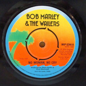 BOB MARLEY & THE WAILERS-No Woman, No Cry (UK '81 再発ラウンドセンター