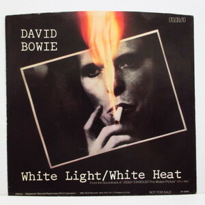 DAVID BOWIE-White Light / White Heat (US プロモ 7+PS)