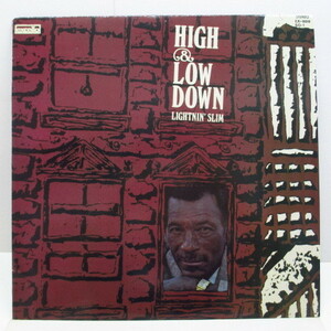 LIGHTNIN’ SLIM-High & Low Down (US 80's Re LP)