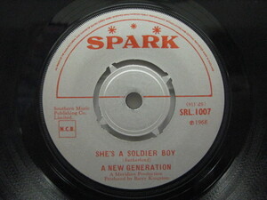 A NEW GENERATION-She's A Soldier Boy / Smokey Blues Away