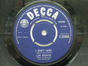 LOS BRAVOS-I Don't Care / Don't Be Left Out In The Cold (UK