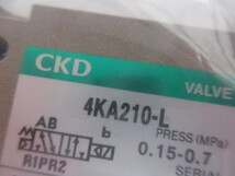 CKD 電磁弁　4KA210-06-L　DC24Ｖ_画像2