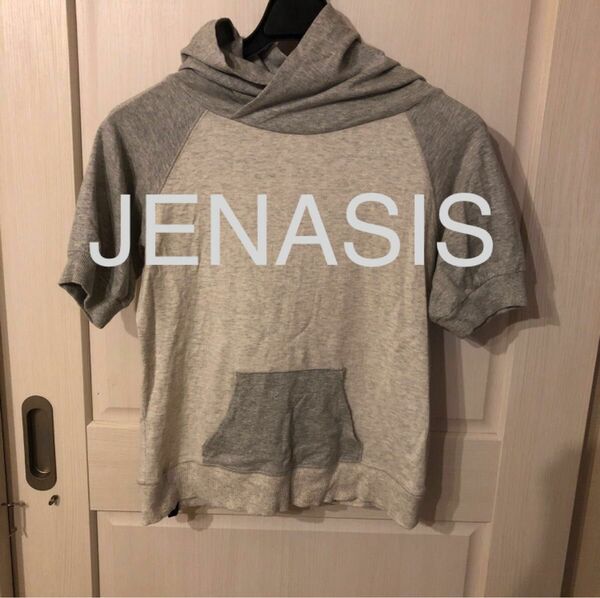 ジーナシス　JEANASIS フード付デザイントップス