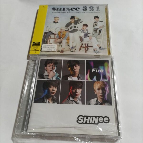 SHINee シングルCD　2枚セット　321 fire　オニュ　ジョンヒョン　キー　ミノ　テミン