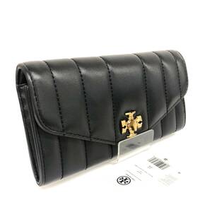 ■【新同品】TORY BURCH/トリーバーチ☆オールレザー長財布 ターンロック式■