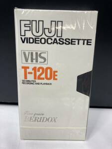 未使用 VHS ビデオカセット FUJI VIDEOCASSETTE Ｔ-１２０Ｅ