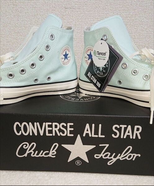 CONVERSE コンバース 100周年 ミントグリーン カラーズ ハイカット 23㎝ 新品