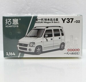 拓意 1/64 スズキ ワゴンR ワイド 白 ホワイト Suzuki Wagon R Gen.1 White Xcartoys Y37-2 LHD