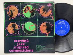 LP Martinu / Jazz-inspired Compositions / Supraphon / チェコスロバキア盤