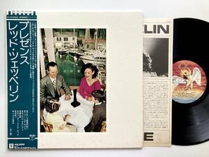 日本盤 LP 帯付き Led Zeppelin / Presence 1976年 Swan Song P-10160N レッド・ツェッペリン プレゼンス Jimmy Page