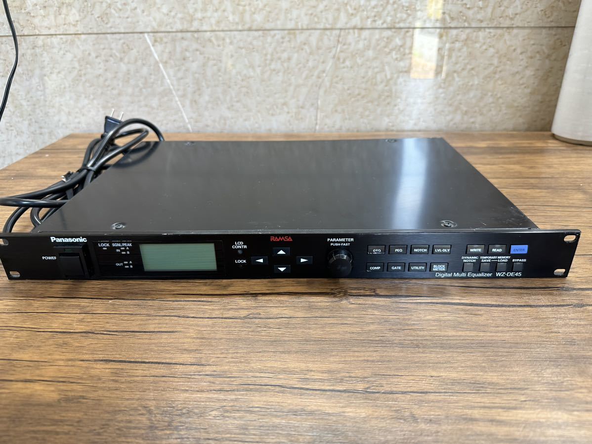 RAMSA ラムサ 2チャンネル グラフィックイコライザー WZ-9330 2ch 動作