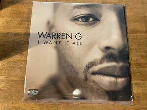 WARREN G I WANT IT ALL LP US ORIGINAL PRESS!! DEBARGE ネタ「I WANT IT ALL」収録