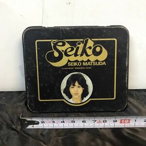 当時物 松田聖子 缶ケース レトロ アンティーク