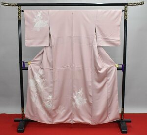 附下訪問着 披露宴 菊 花 籬 身丈154cm 裄丈65cm ★着物 パーティー t‐655