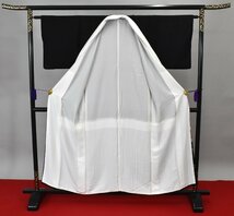 【着物屋ほたる】黒留袖 結婚式 牡丹 花 鶴 五つ紋 家紋 身丈150.5cm 裄丈63cm ★着物 e-614_画像10